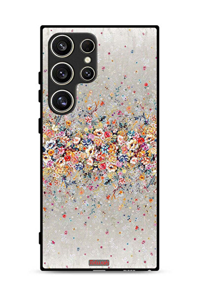 Tolwak Samsung Galaxy S24 Ultra 5G Protective Case Cover Small Flowers Abstra...