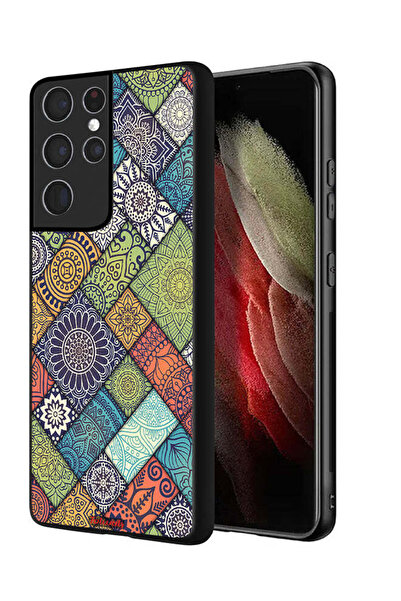 Tolwak غطاء حماية لهاتف سامسونج جالاكسي S21 ألترا 5G بنمط ماندالا
