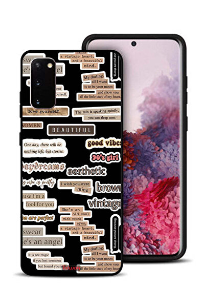 Tolwak Samsung Galaxy S20 Protective Case Cover Beautiful Quotes Stickers