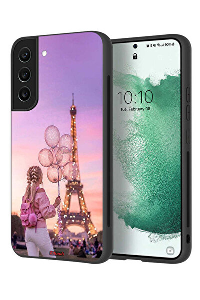 Tolwak غطاء حماية لهاتف سامسونج جالاكسي S21 بلس 5G، فتاة تحمل بالونات