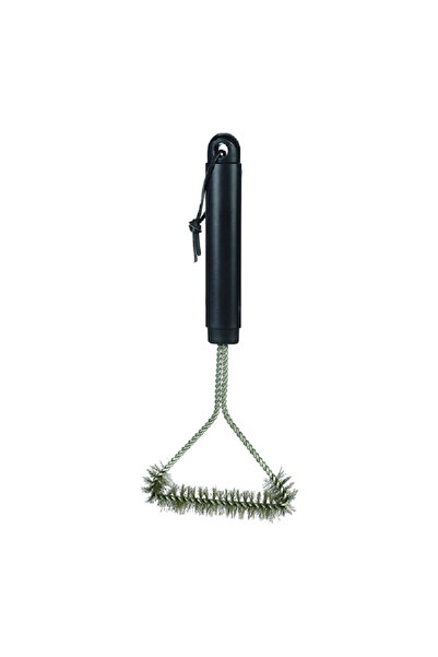 Grill Mark فرشاة شواء من الفولاذ المقاوم للصدأ باللونين الأسود والفضي