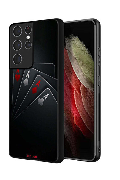 Tolwak Samsung Galaxy S21 Ultra 5G Protective Case Cover Cards A