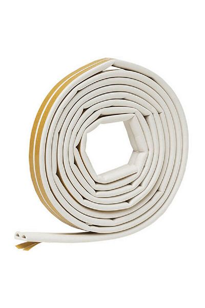 RANDALL Ribbed Self Stick Door Weatherstrip Brown and White 5/16-1/8inch
