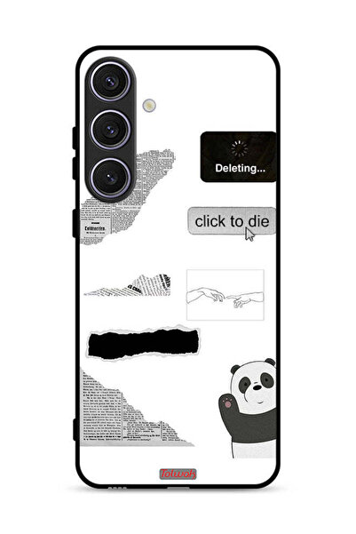 Tolwak غطاء حماية بتصميم باندا لهاتف سامسونج جالاكسي S25 بلس