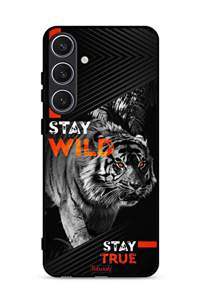 Tolwak غطاء حماية لهاتف سامسونج جالاكسي S24 5G - Stay Wild Stay True