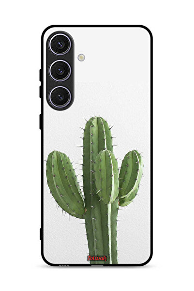 Tolwak غطاء حماية لهاتف سامسونج جالاكسي S25 بلس بنقشة نبات الصبار