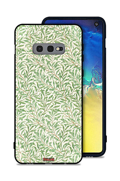 Tolwak غطاء حماية لهاتف سامسونج جالكسي S10e بنقشة غصن الصفصاف الشهيرة