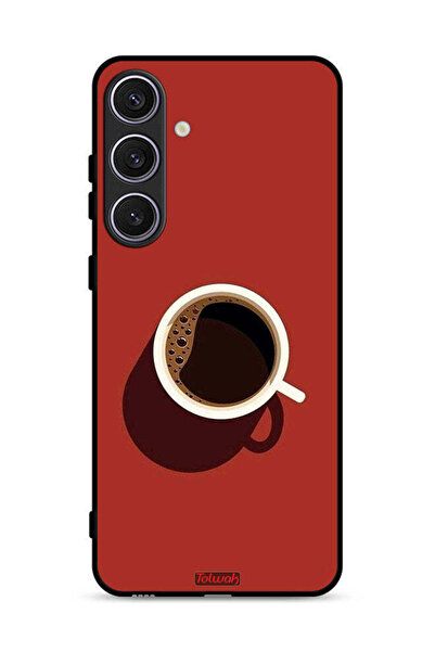 Tolwak غطاء حماية لهاتف Samsung Galaxy S25 Plus بتصميم فن فنجان القهوة