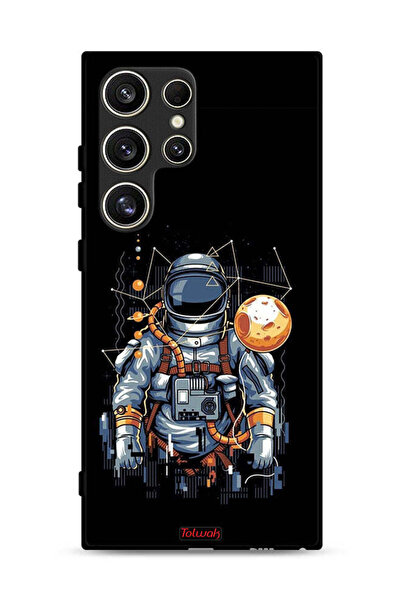 Tolwak غطاء حماية لهاتف Samsung Galaxy S24 Ultra 5G بتصميم رائد فضاء تجريدي