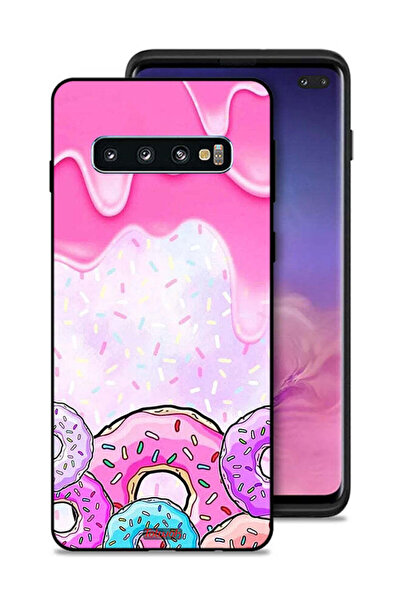 Tolwak غطاء حماية لهاتف سامسونج جالكسي S10 بلس بألوان دونات