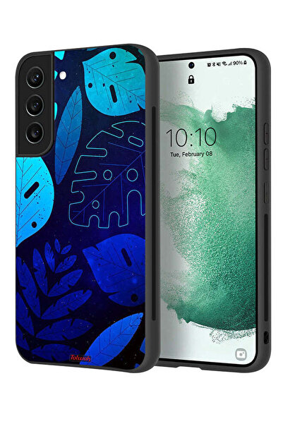 Tolwak غطاء حماية لهاتف سامسونج جالاكسي S22 5G بنقشة أوراق الشجر