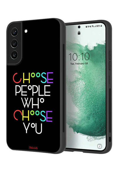 Tolwak غطاء حماية لهاتف سامسونج جالكسي S22 بلس 5G اختر الأشخاص الذين يختارونك