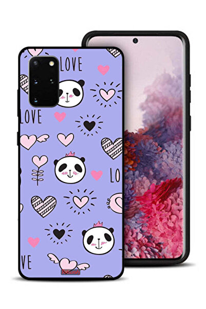 Tolwak غطاء حماية لهاتف سامسونج جالكسي S20 بلس بتصميم الحب ورسومات الباندا