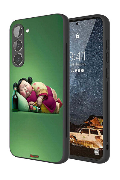 Tolwak غطاء حماية لهاتف سامسونج جالاكسي S23 بلس 5G - فتاة سمينة