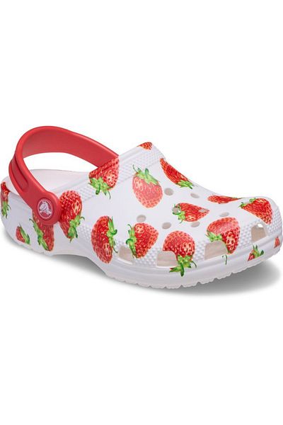 Crocs Classic Fresh Fruits Clog t Strawberry Patterned Children's Slippers