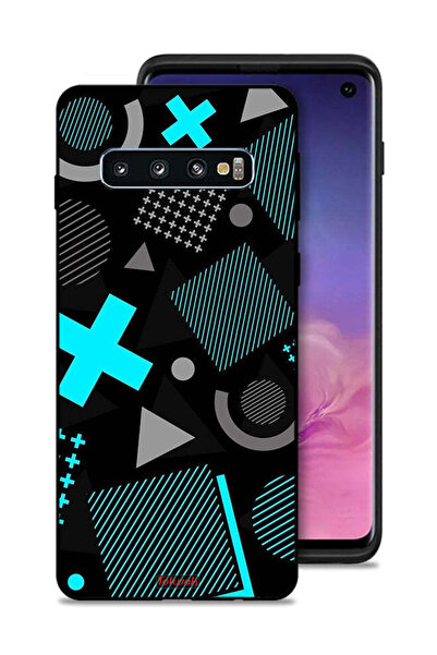 Tolwak غطاء حماية لهاتف سامسونج جالكسي S10 برسومات أيقونات لعبة الحبار