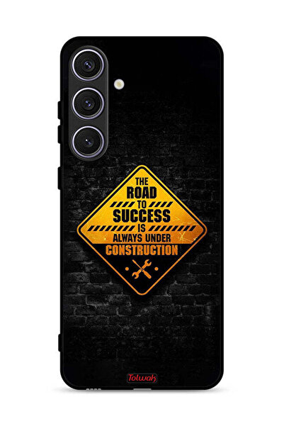 Tolwak غطاء حماية لهاتف سامسونج جالكسي S25 الطريق إلى النجاح دائمًا قيد الإنشاء