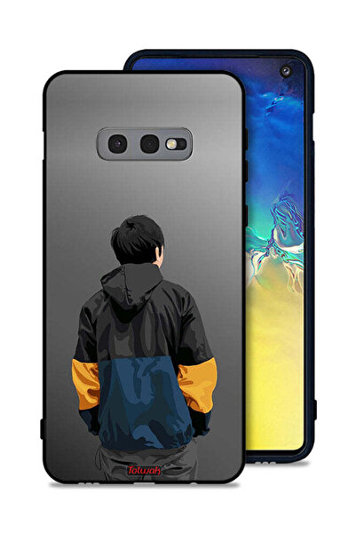 Tolwak غطاء حماية لهاتف سامسونج جالاكسي S10e بتصميم صورة صبي