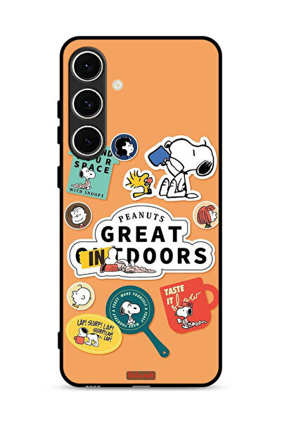 Tolwak غطاء حماية لهاتف سامسونج جالكسي S24 FE 5G بملصقات الفول السوداني