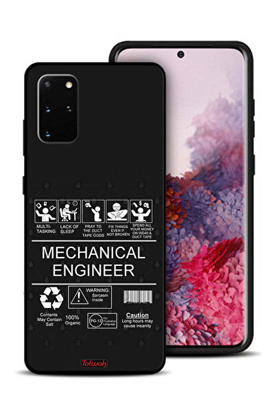 Tolwak غطاء حماية لهاتف Samsung Galaxy S20 Plus، ملصق مهندس ميكانيكي