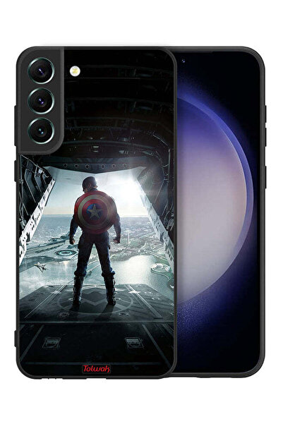 Tolwak Samsung Galaxy S21 Plus 5G Protective Case Cover Portrait Display Captain America