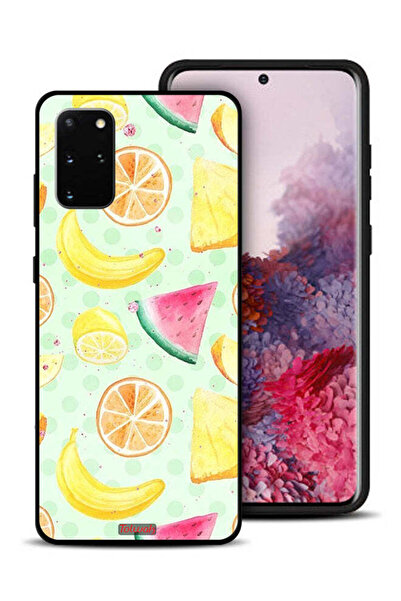 Tolwak غطاء حماية لهاتف سامسونج جالكسي S20 بلس برسومات فنية بألوان مائية وفواكه