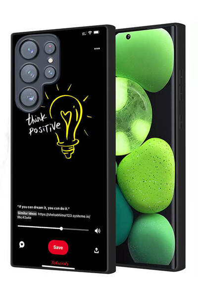 Tolwak غطاء حماية لهاتف سامسونج جالاكسي S22 ألترا 5G - فكر بإيجابية