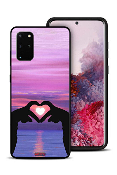 Tolwak غطاء حماية لهاتف سامسونج جالكسي S20 بلس بتصميم قلب وقمر