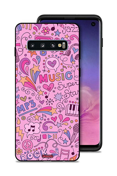 Tolwak غطاء حماية لهاتف سامسونج جالكسي S10 - علامات موسيقية