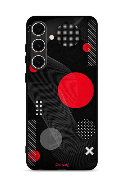 Tolwak غطاء حماية لهاتف سامسونج جالاكسي M56 5G بنمط دائري ومتقاطع