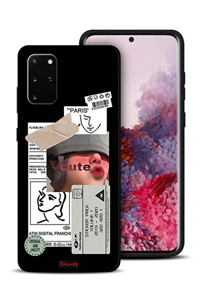 Tolwak غطاء حماية لهاتف سامسونج جالكسي S20 بلس بملصق لطيف