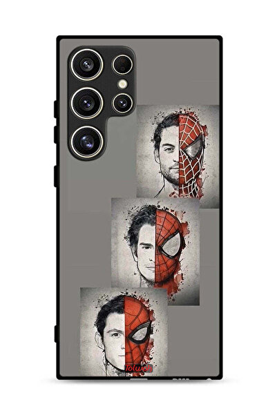 Tolwak غطاء حماية لهاتف سامسونج جالاكسي S24 ألترا 5G برسومات سبايدر مان