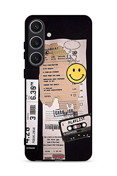 Tolwak غطاء حماية لجهاز Samsung Galaxy S24 Plus 5G ملصق قائمة تشغيل