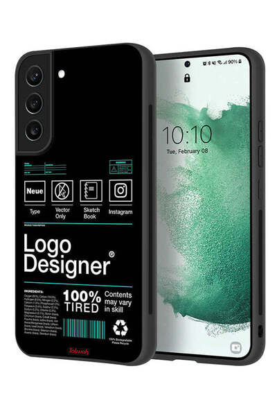 Tolwak غطاء حماية لهاتف Samsung Galaxy S21 Plus 5G، ملصق مصمم بشعار