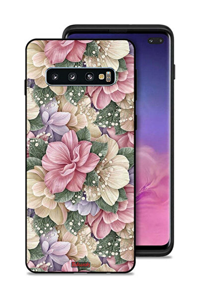 Tolwak غطاء حماية عالي الجودة بتصميم زهور لهاتف سامسونج جالاكسي S10 بلس