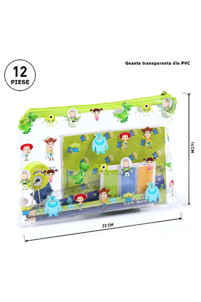 Cerda Set de papetărie Disney Pixar – 12 piese