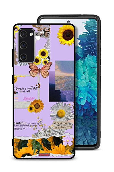 Tolwak Samsung Galaxy S20 FE Protective Case Cover Beautiful Sunflower Stickers