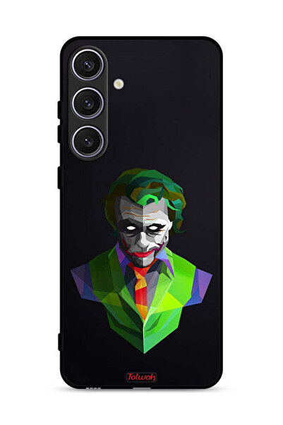 Tolwak غطاء حماية لهاتف سامسونج جالاكسي S25 بلس بتصميم فن تجريدي للجوكر
