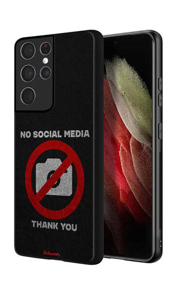 Tolwak غطاء حماية لهاتف Samsung Galaxy S21 Ultra 5G لا توجد وسائل تواصل اجتما...