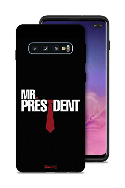 Tolwak غطاء حماية لهاتف سامسونج جالاكسي S10 بلس، السيد الرئيس