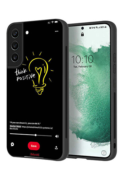 Tolwak غطاء حماية لهاتف سامسونج جالاكسي S22 بلس 5G - فكر بإيجابية