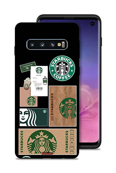 Tolwak غطاء حماية لهاتف سامسونج جالكسي S10، ملصق ستاربكس