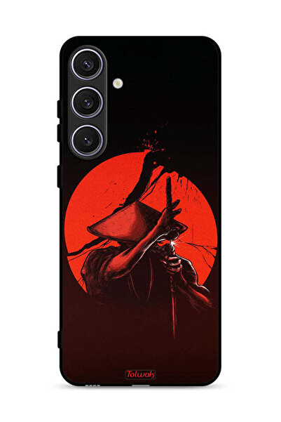 Tolwak غطاء حماية لهاتف سامسونج جالاكسي S24 5G بتصميم محارب السيف