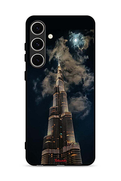 Tolwak Samsung Galaxy S24 FE 5G Protective Case Cover Burj Khalifa In Night