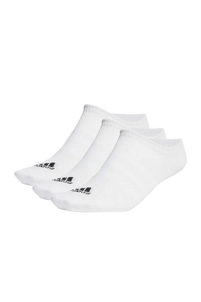 adidas Unisex Sneaker Socken, 3er Pack - Sportswear Thin No-Show, Logo, einfarbig