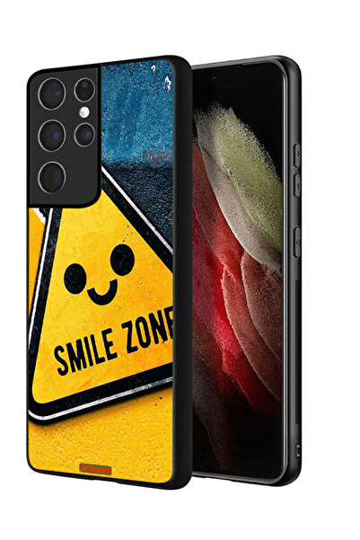 Tolwak غطاء حماية لهاتف سامسونج جالاكسي S21 ألترا 5G من سمايل زون