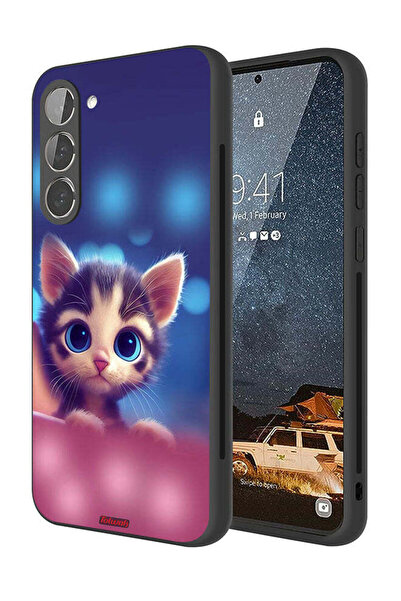 Tolwak غطاء حماية لهاتف سامسونج جالاكسي S23 بلس 5G بتصميم قطة صغيرة