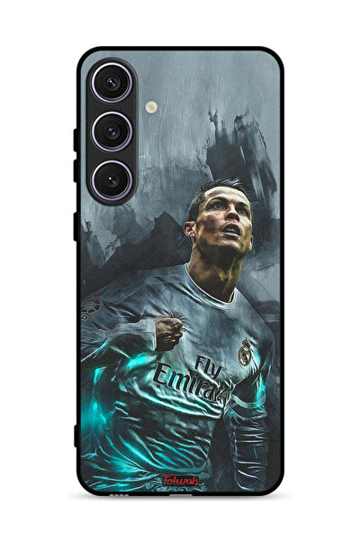 Tolwak غطاء حماية لهاتف سامسونج جالاكسي S24 5G برسومات كريستيانو رونالدو