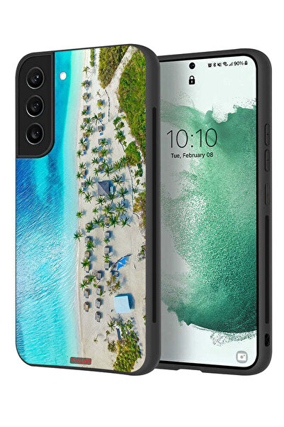 Tolwak غطاء حماية لهاتف سامسونج جالاكسي S22 بلس 5G - شاطئ