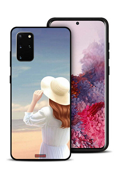 Tolwak غطاء حماية لهاتف سامسونج جالكسي S20 بلس بطبعة فتاة قبعة واقفة
